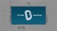 Desktop Screenshot of oviteknik.com